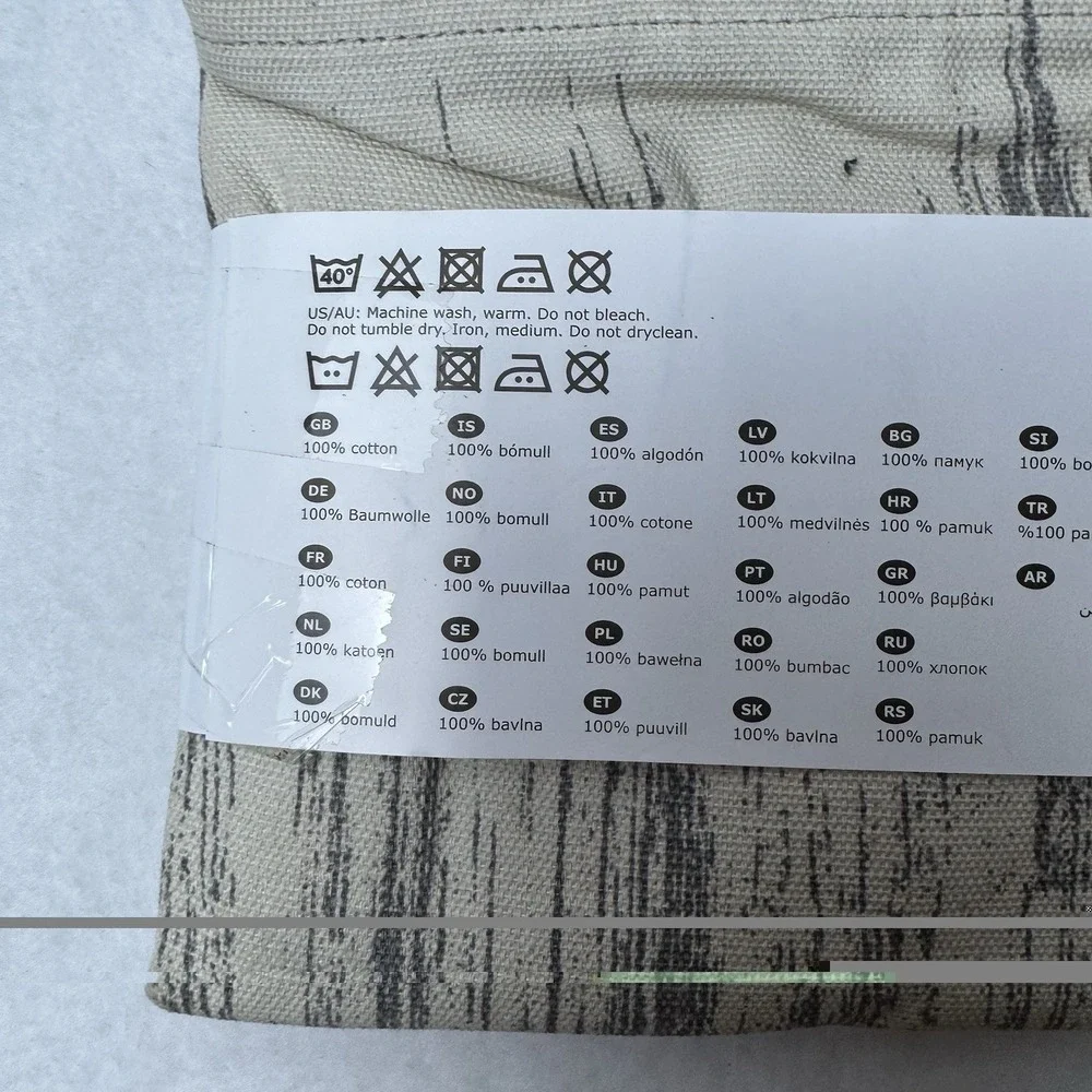 New Ikea‎ Slojgran Gunnel Sahlin Gray Pillow Cover 20